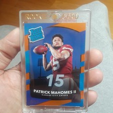 2017 Patrick Mahomes Donruss RATED ROOKIE Jersey Number /15 - Very Rare