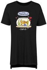 Personalised Happy Nowruz Goldfish in a Bowl Nightie Womens Night Shirt