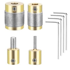 4PCS Diamond Bits for Stained Glass Grinder, 4 Sizes Grinder Head Accessories