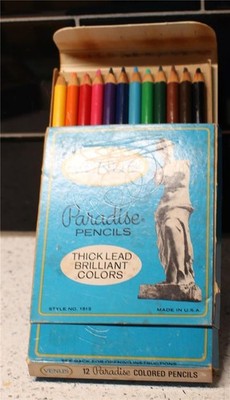 Vintage Venus Paradise Esterbrook Corp 12 Colored Pencils Unused