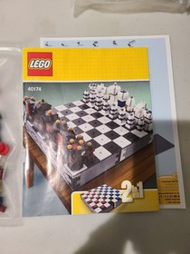 LEGO Chess 2 in 1 - 40174 - 1450 Pieces - Verified Complete Set *Retired*