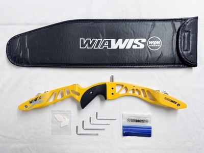 Win & Win WIAWIS WINEX Bogenschießen Recurve Riser - 23'' - Rechtshänder - gelb - ILF