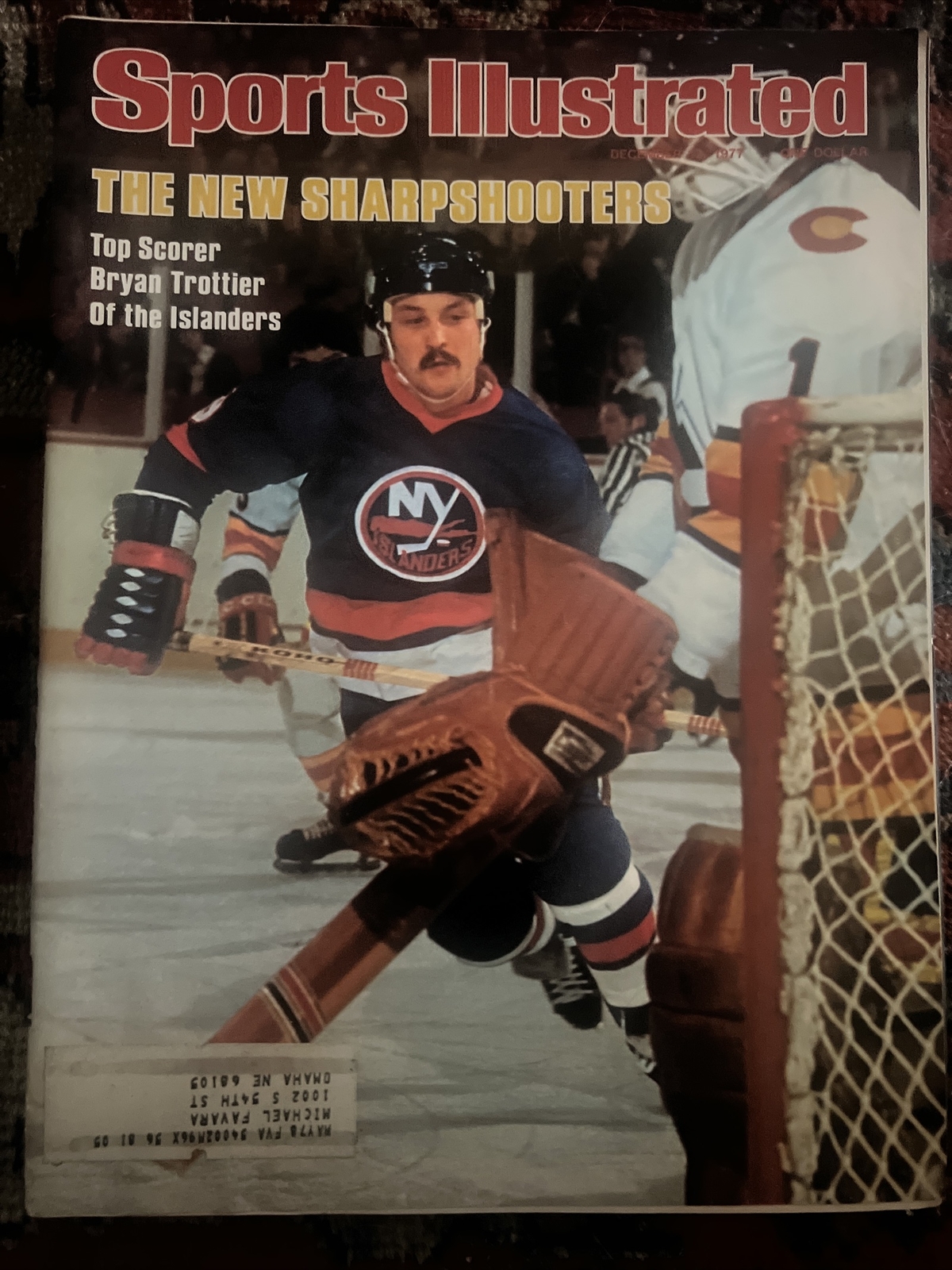 December 12, 1977 SPORTS ILLUSTRATED Hockey New York Islanders Bryan