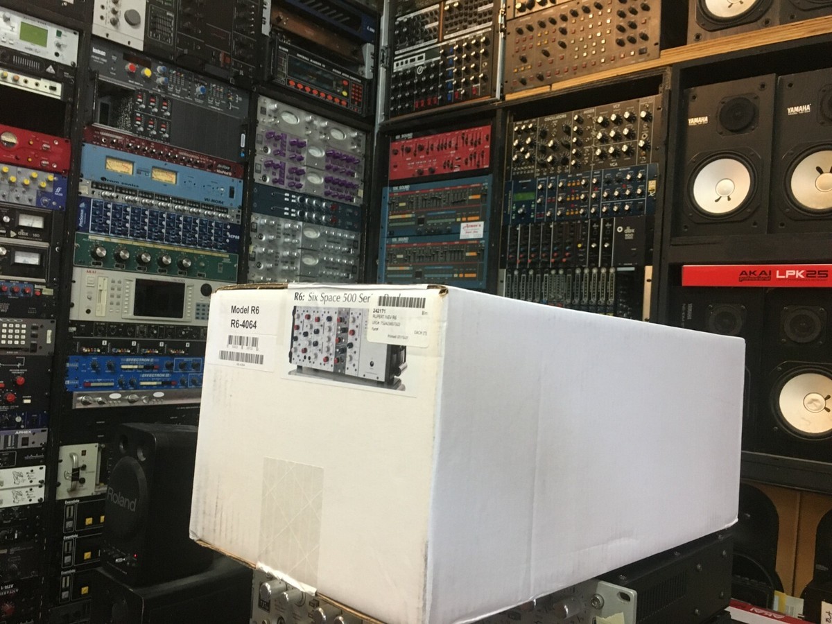 Rupert Neve Desigh R6 未開封、未使用 Rupert Neve Designs R6 発表！6スロットの500 シリーズ・ラック