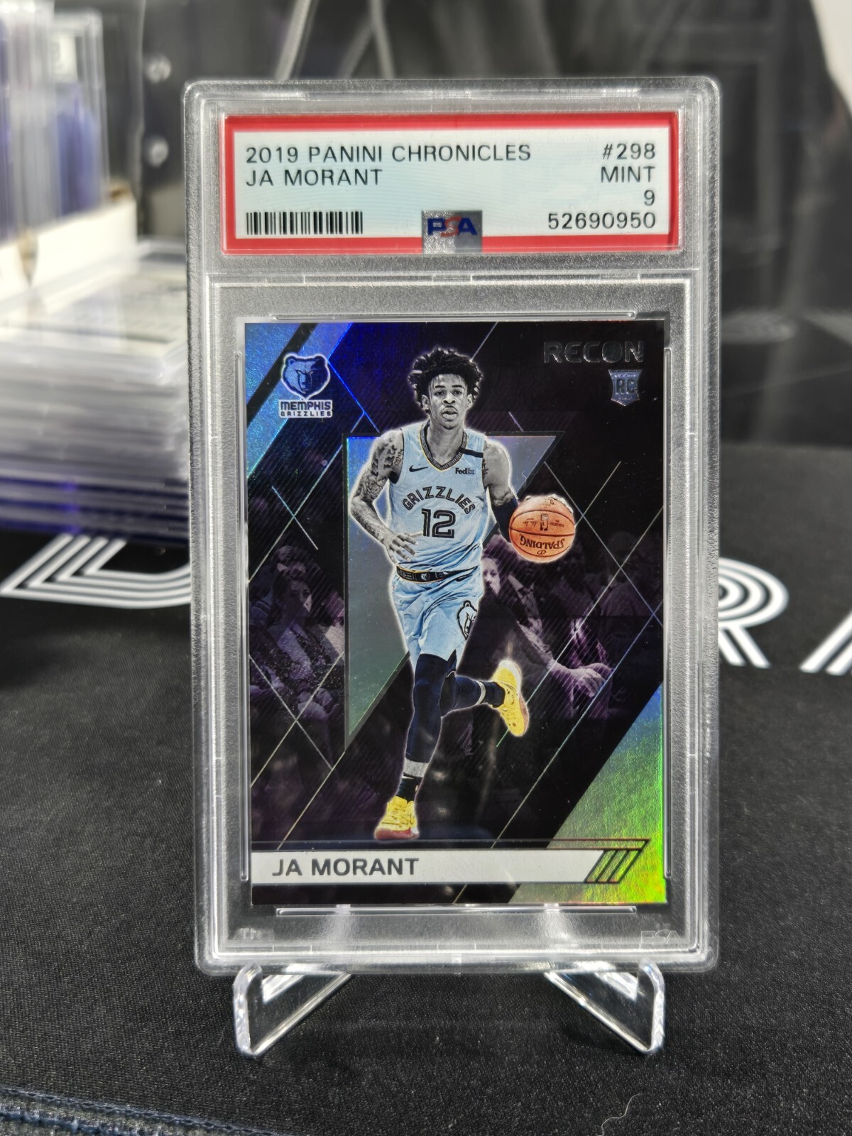 2019-20 Chronicles - Ja Morant #298 RC Recon PSA 9 Grizzlies