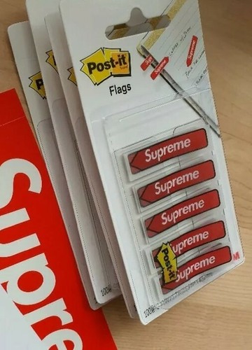 FW19 Supreme Post-it Flags 3M reflective 4x packs Accessory - Picture 4 of 5