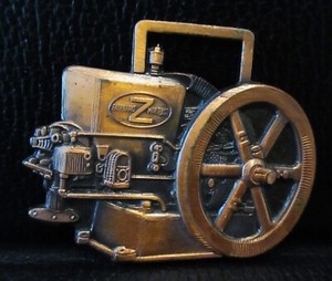 Fairbanks Morse Model Z Hit & Miss Farm Engine Metal Pocket Watch Fob 62