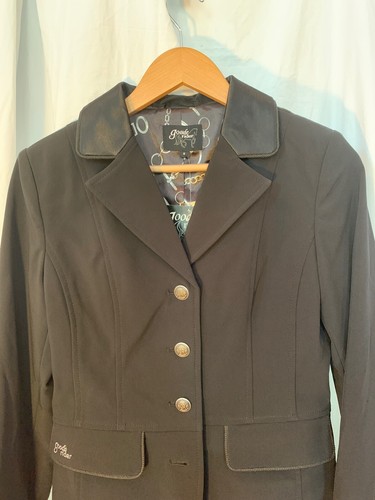 Ladies Goode Rider Regal Dressage Show Coat-Black-New w Tag Size 6 and 8 - Picture 3 of 10