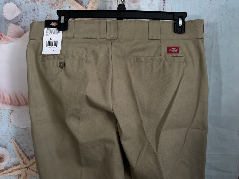 Dickies Women's Original 774 Work Pant Size 14T Tall Khaki New eBay