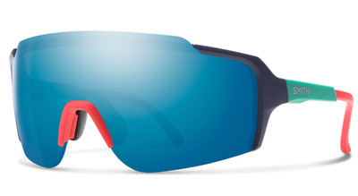 NEW Smith Flywheel Sunglasses-Matte Deep Ink-Chromapop Blue Mirror Lens