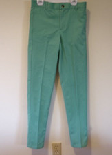 NWT Bella Bliss Twill Apple Green Slim Pants Boy's Size 14