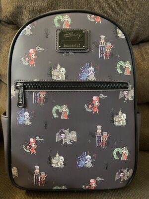 NWT Loungefly Chibi Villians Backpack NWT Loungefly Disney Villains Chibi All over Print Mini  main image 2