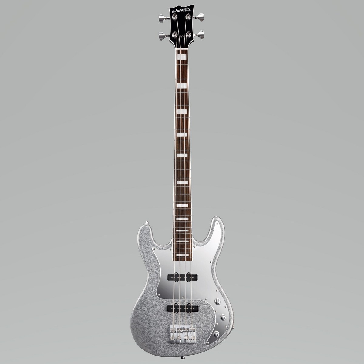 MINT ESP MIJ Edwards E-AK Silver Sparkle Jazz Bass Made in