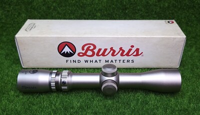 Burris Handgun 2-7x32mm Plex Reticle Pistol Scope, Nickel (Silver