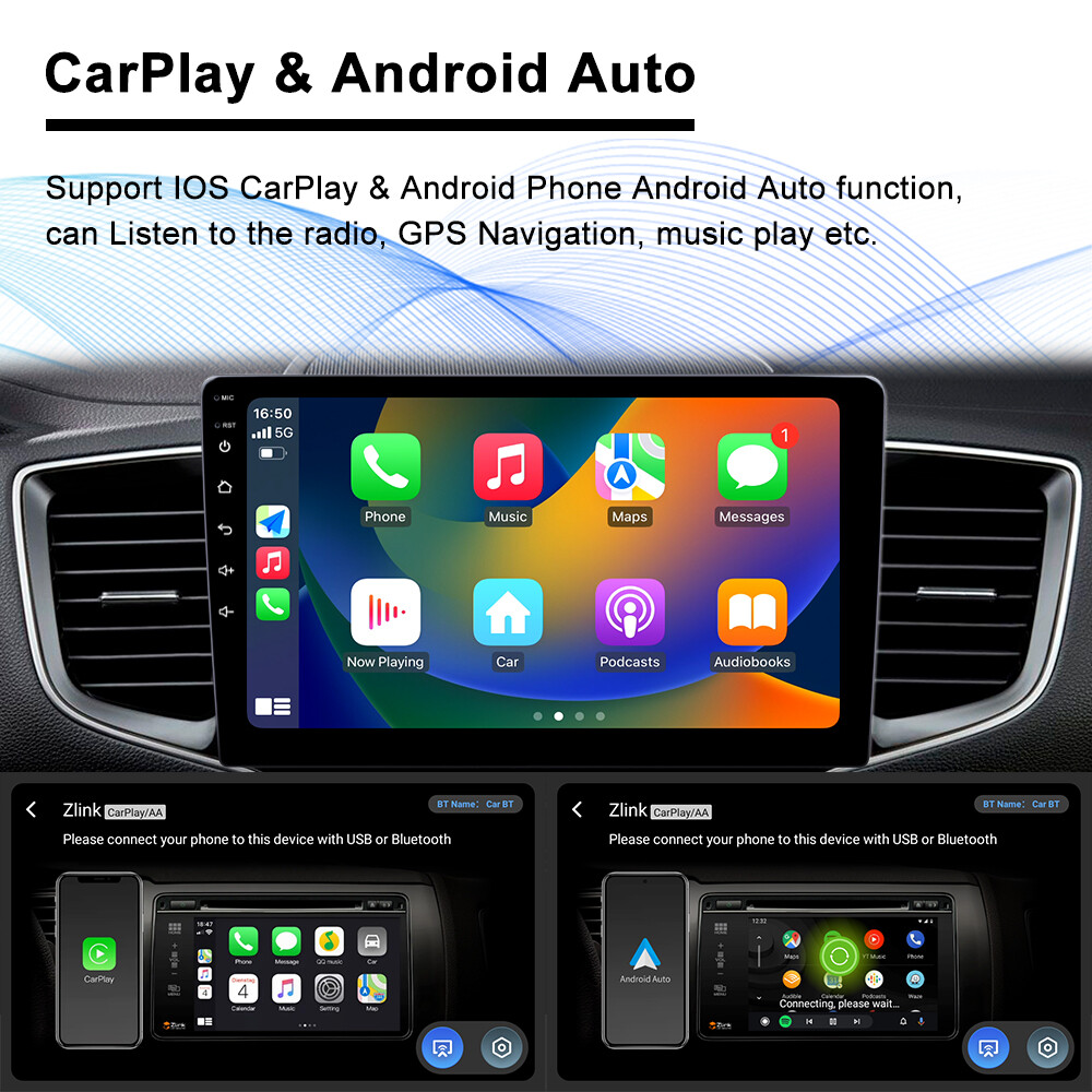 Autoradio Android 14 Pour Peugeot 3008 (2013-2018) – 9 Pouces QLED, 6Go/128Go, 4G LTE, DAB+, CarPlay - 4