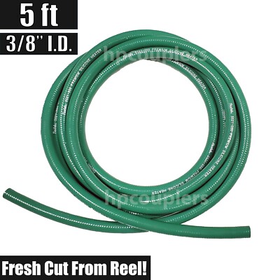 5 ft 3/8'' ID FlexFab 5521 Green Silicone Heater Hose 10mm 350F Radiator Coolant