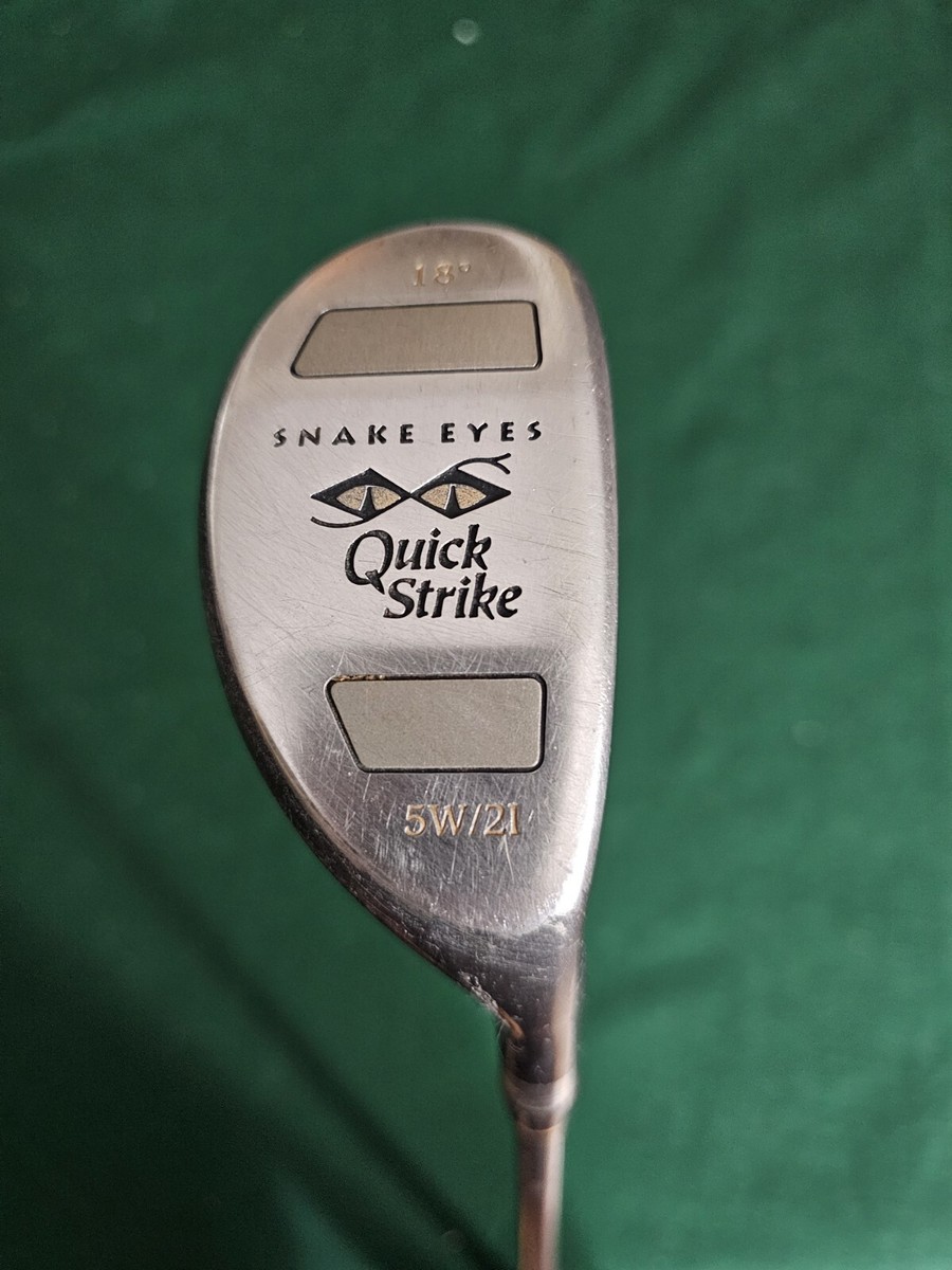 Snake Eyes Quick Strike 5W/2I 18° Hybrid Iron/Quick Strike R-Flex