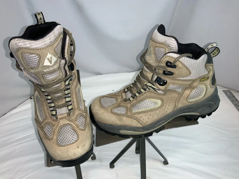 Botas de Senderismo Vasque Gore-Tex Talla 10 Mujer Cuero Tostado Suelas Vibram YGI K0S-70 Foto 2 de 4