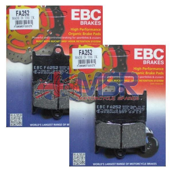 Yamaha YZF1000R Thunderace EBC FA252 Front Brake Pads 1996-2001