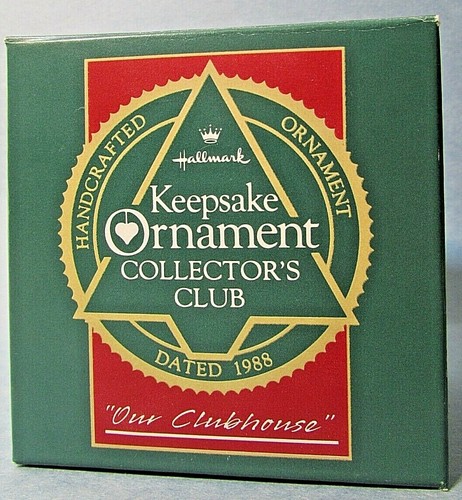 Hallmark Ornament 1988 LA NOSTRA CLUBHOUSE - Foto 7 di 10