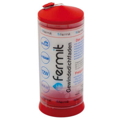 Fermit PTFE Gewindedichtfaden 175 Meter, Teflon Dichtband inkl. Gleitmittel 