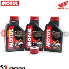 KIT TAGLIANDO OLIO + FILTRO MOTUL 7100 10W40 3L HONDA 400 TRX X 9 2013