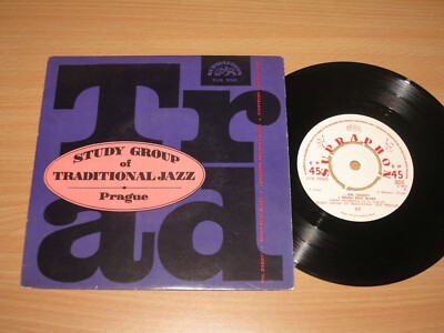 Study Group Of Traditional Jazz Prague 7'' SINGLE - SAME / 1965 PRESS in MINT-