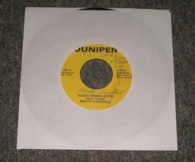 Mony Campbell~Rodeo Rodeo Days / Seven Year Drought~AUTOGRAPHED~FAST SHIPPING!