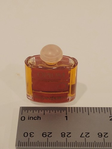 Vintage Opium perfume parfum Yves Saint Laurent .1/8 Fl Oz. MINI Splash Bottle - Picture 7 of 10