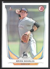 2014 Bowman Draft #DP103 Brian Schales Miami Marlins