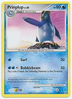 Pokemon Platinum Edition Uncommon Card - Prinplup 59/127 - Picture 1 of 1