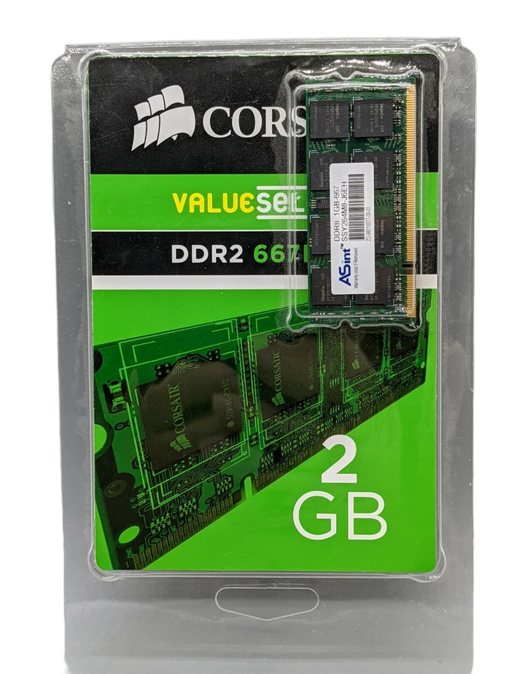 Corsair 2GB DDR2 667Mhz Laptop Memory RAM Brand New and Unopened in Package - Image 2 of 4