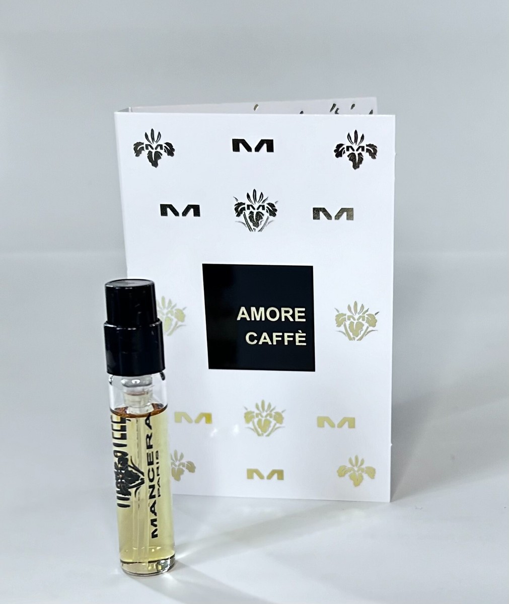 Mancera Amore Caffe EDP Vial Sample 2ml 0.07oz New With Card