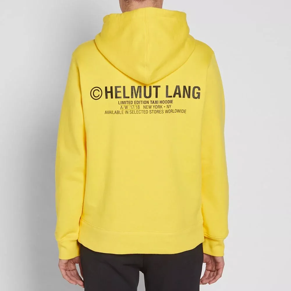 Helmut lang sales hoodie yellow