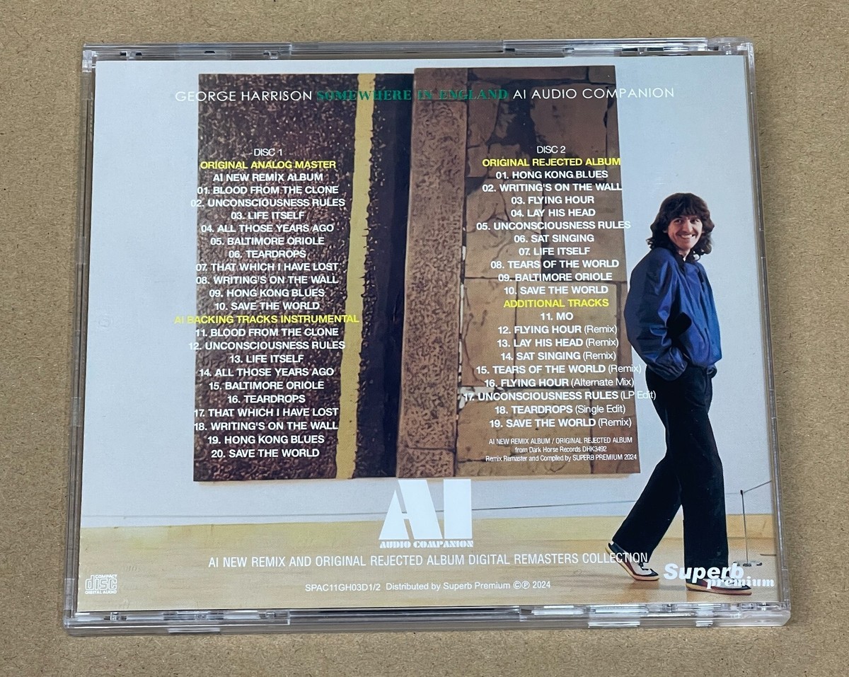 洋楽 E HARRISON AI - AUDIO COMPANION 8CD GEORGE HARRISON / AI - AUDIO COMPANION ORIGINAL ANALOG MASTER + AI