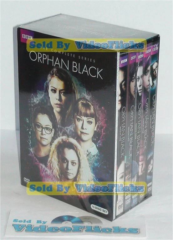 Orphan Black The Complete Series Seasons 1-5 DVD 15-Disc Box Set New Sealed - Image 3 of 4