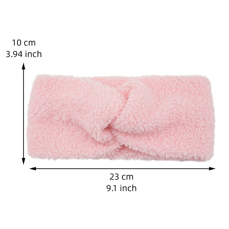 Soft Stretch Winter Warm Cashmere Cross Fuzzy Ear Warmer Headband Turbans ∂ - Image 2 of 4