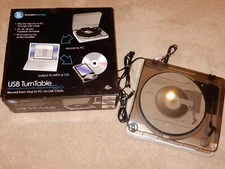 INNOVATIVE TECHNOLOGY USB RECORD PLAYER TURNTABLE VINYL RECORDS TO MP3 OR CD