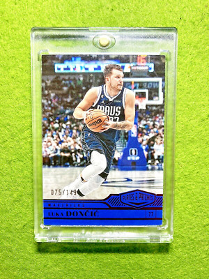 Luka Donic SP #/149 RED PLATES & PATCHES CARD MAVERICKS 2021 Panini MAKE A OFFER
