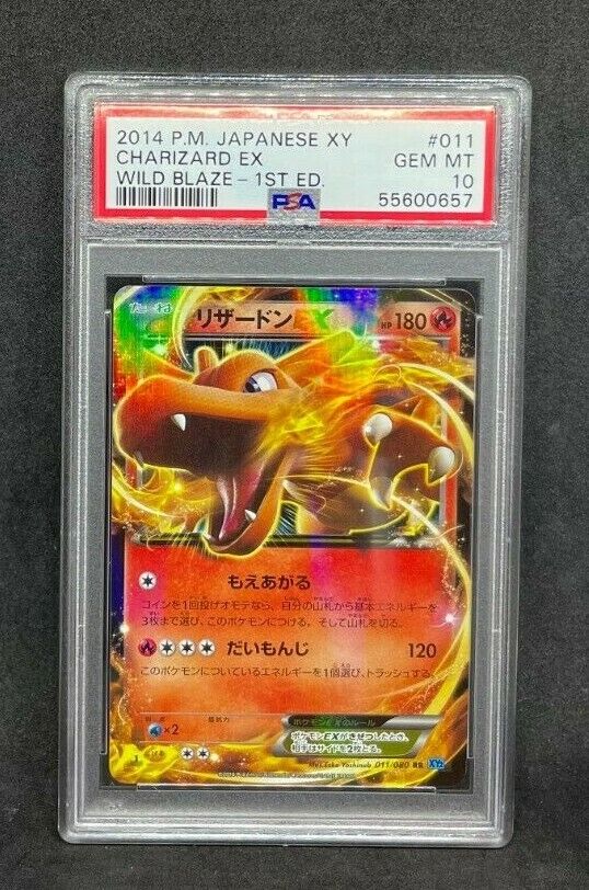 Pokemon Japanese 1st Edition XY2 Wild Blaze Charizard EX 11 Pokemon Japanese 1st Edition XY2 Wild Blaze Charizard EX 11