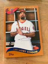 3x ANTHONY RENDON 2020 Topps Baseball BASE LOT (2002 style) #203