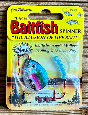 Northland Tackle Rainbow Spinner Harness – 48" Snell, #4 Hook, 3-Pack, Gold Rainbow - View #6