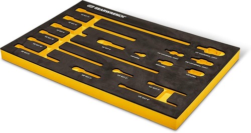 GEARWRENCH 17 Piece 1/4", 3/8", 1/2" Impact Drive Tool Accessories Set with EVA - Picture 7 of 16