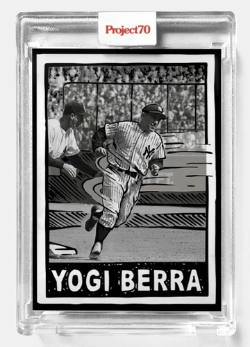 2020 Yogi Berra Topps Project70 #572 by Joshua Vides Preorder New York Yankees