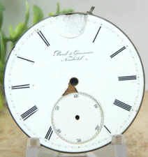 Antique swiss High grade Borel & Courvoisier Pocket watch movement for parts 44m