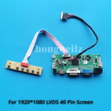 For B156HW03 V0/V.0 1920x1080 Panel LVDS-40Pin HDMI+DVI+VGA Controller Board Kit