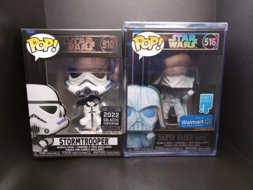 PoP! Star Wars Convention Exclusive STORMTROOPER + Art Series DARTH VADER (HOTH)