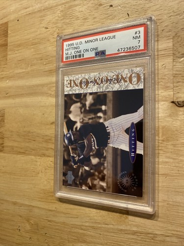 Michael Jordan Rookie PSA 7 Upper Deck Baseball Minor League MJ RC 1995 GIFT - Picture 9 of 12