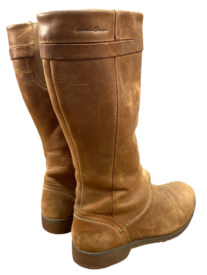 Botas para mujer Eddie Bauer Espresso de cuero marrón talla 9,5 M buen estado Foto 3 de 4