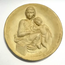 The Bradford Exchange Madonna Pensosa Plate Limited Edition 1978 Tuscany, Italy